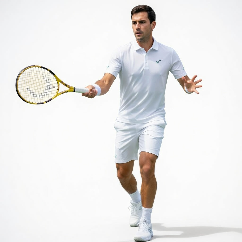 Men's Tie Break Tennis Polo Shirt