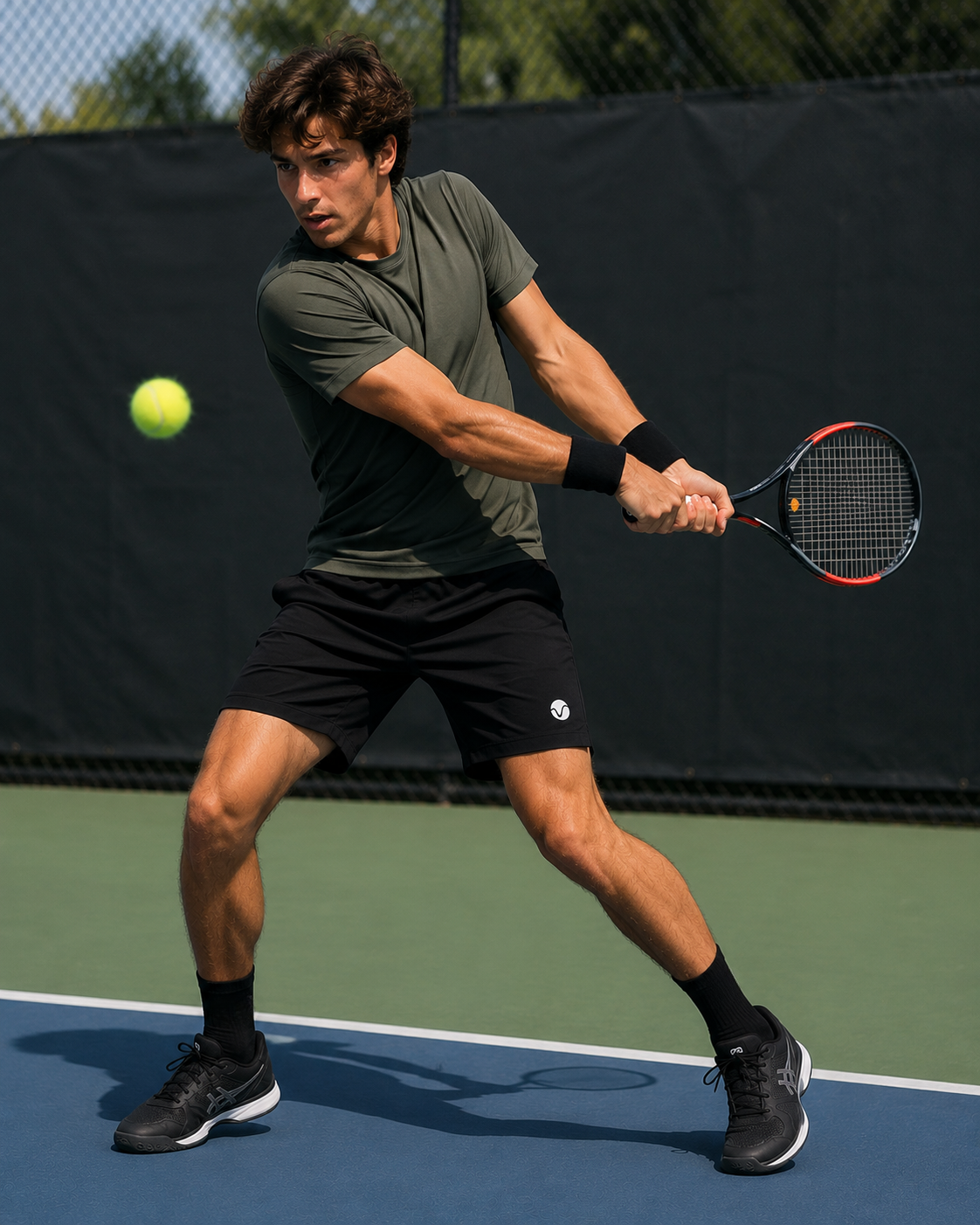 Men's Tennis Shorts, Above-Knee, Kick