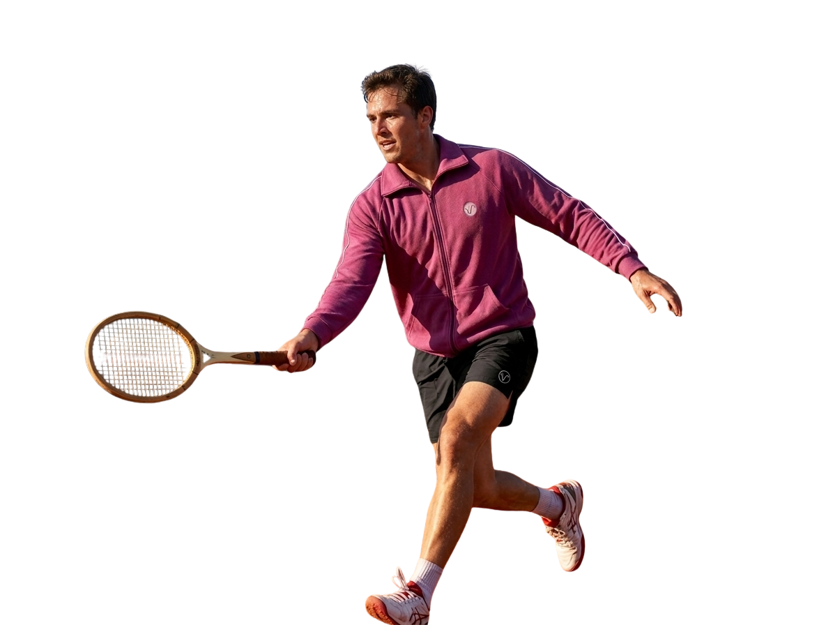 Polerón de tenis para hombre, hecho en Chile, Net