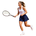 Tennis skirt with ergonomic pockets, Passing Shot