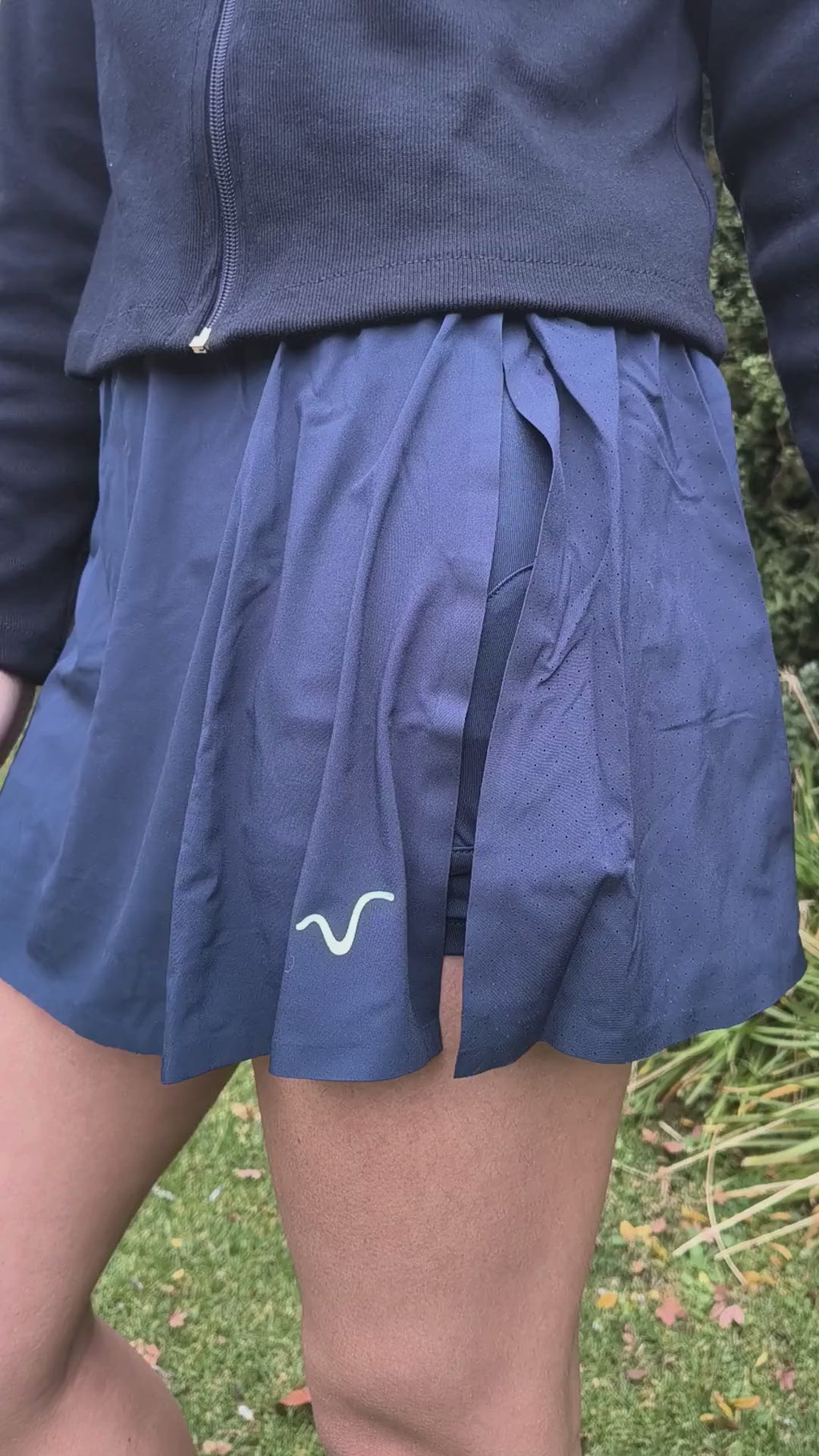 Falda de tenis con bolsillos ergonómicos, Passing Shot - Juvenil