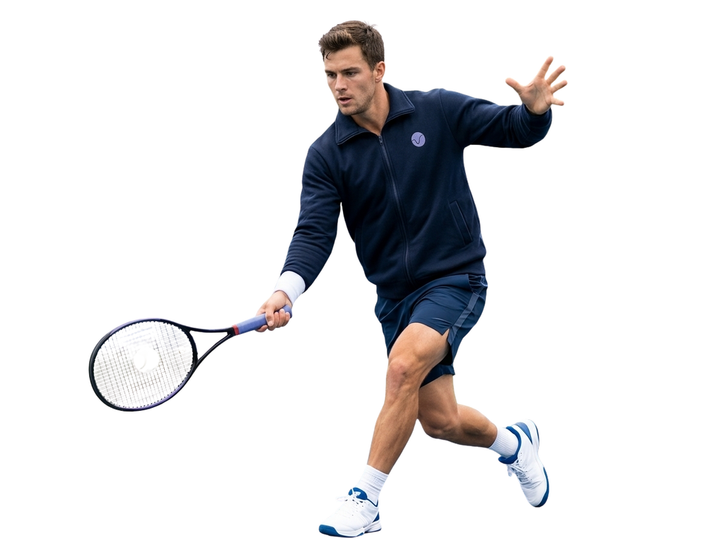 Polerón de tenis para hombre, hecho en Chile, Match Point