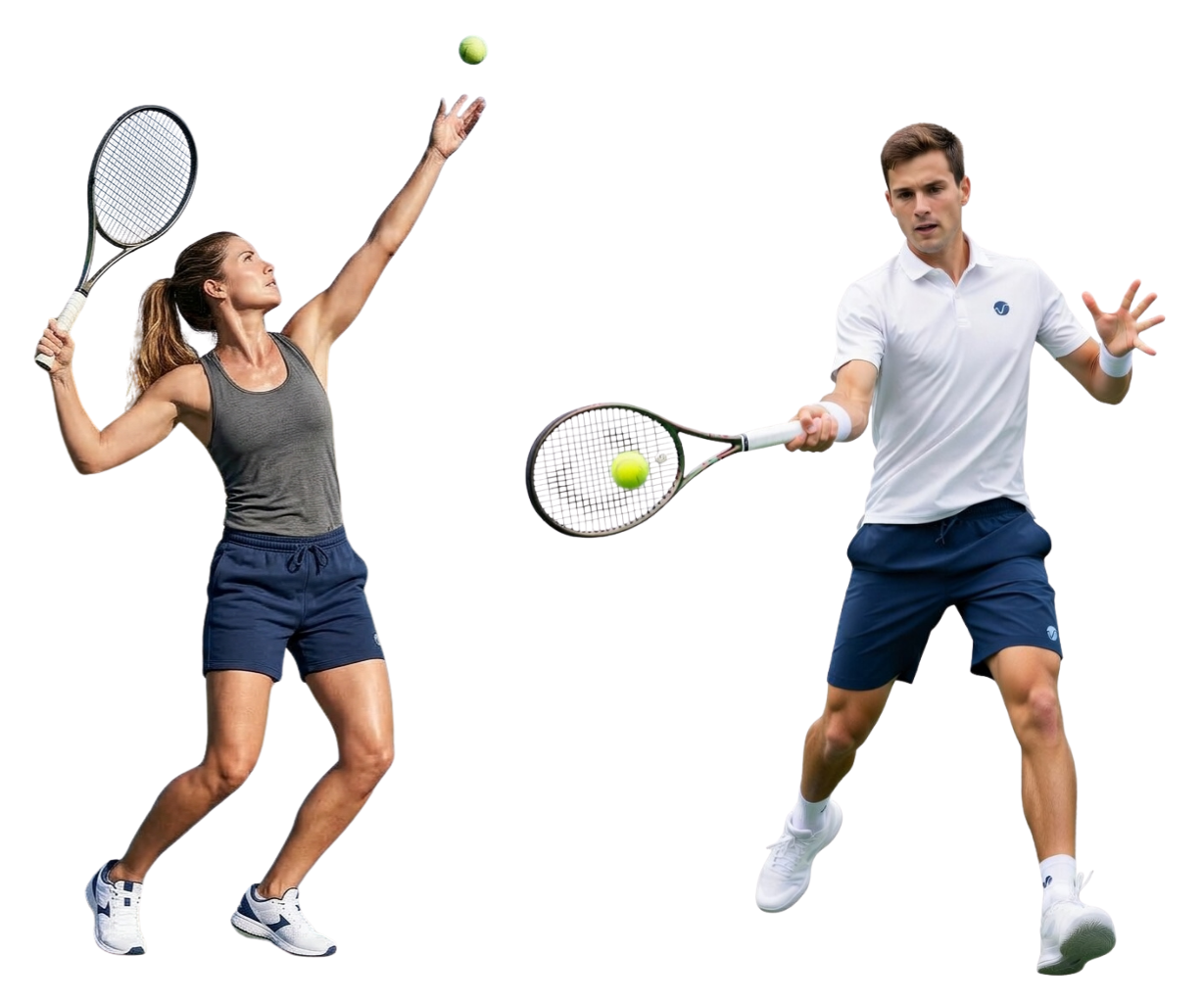 Short de tenis unisex de algodón Ventaja