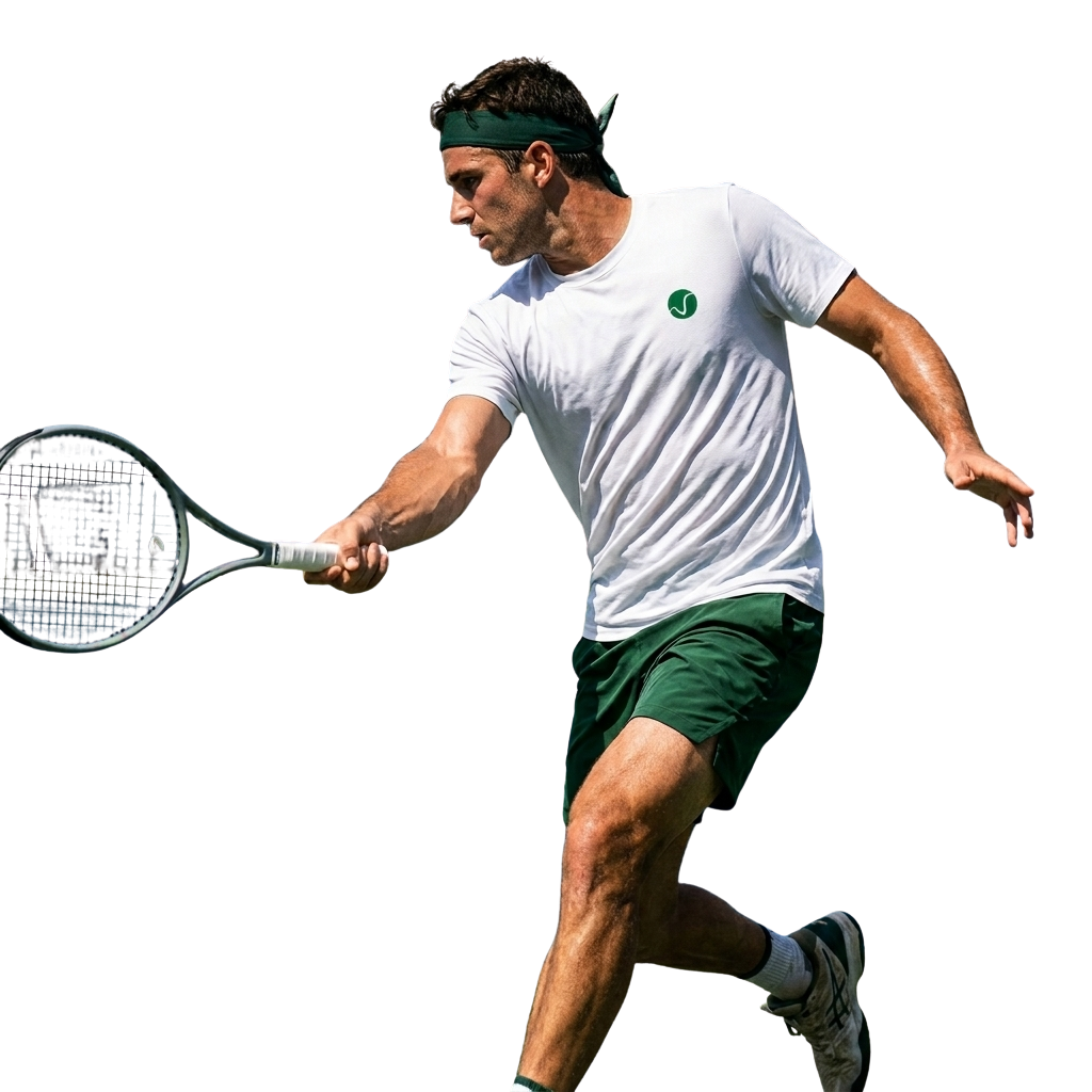 Polera de tenis de hombre Break Point