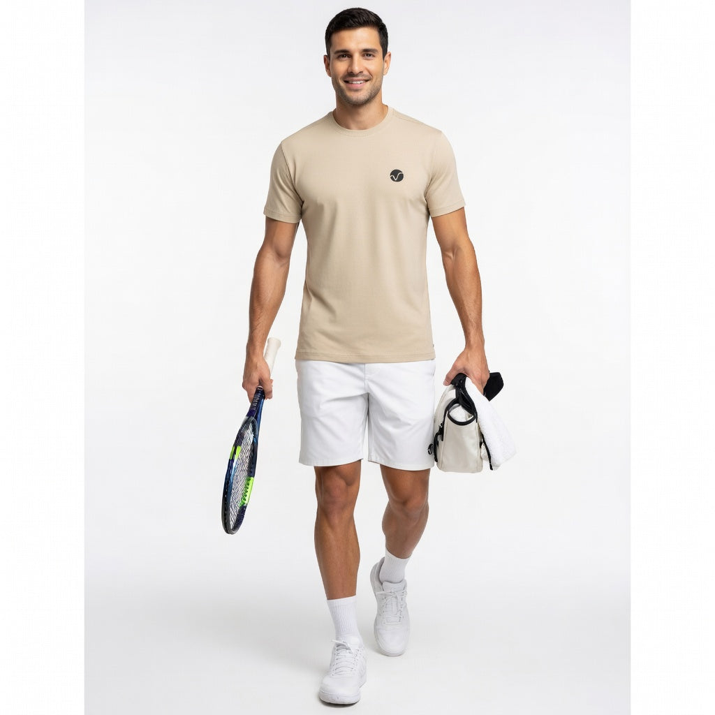 Polera de tenis pre o post partido de hombre On the Way